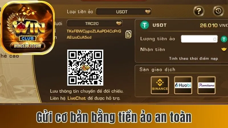 Nạp Tiền Winclub - Chi Tiết Cách Gửi Qua Các Phương Thức 3 Gửi cơ bản bằng ví điện tử an toàn