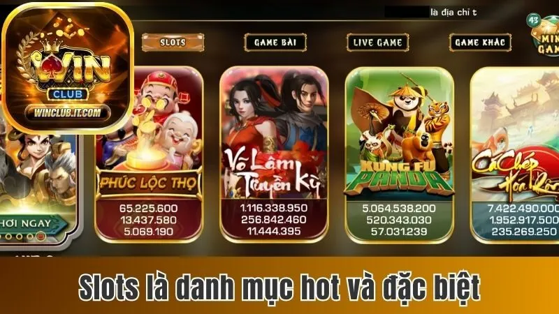 Slots là danh mục hot và đặc biệt